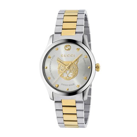 gucci sterling silver watch|Gucci watch women silver.